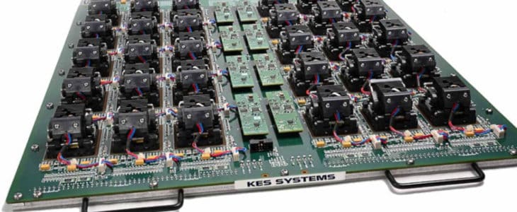 KES burn-in board for the KES GENPOWER system for semiconductors